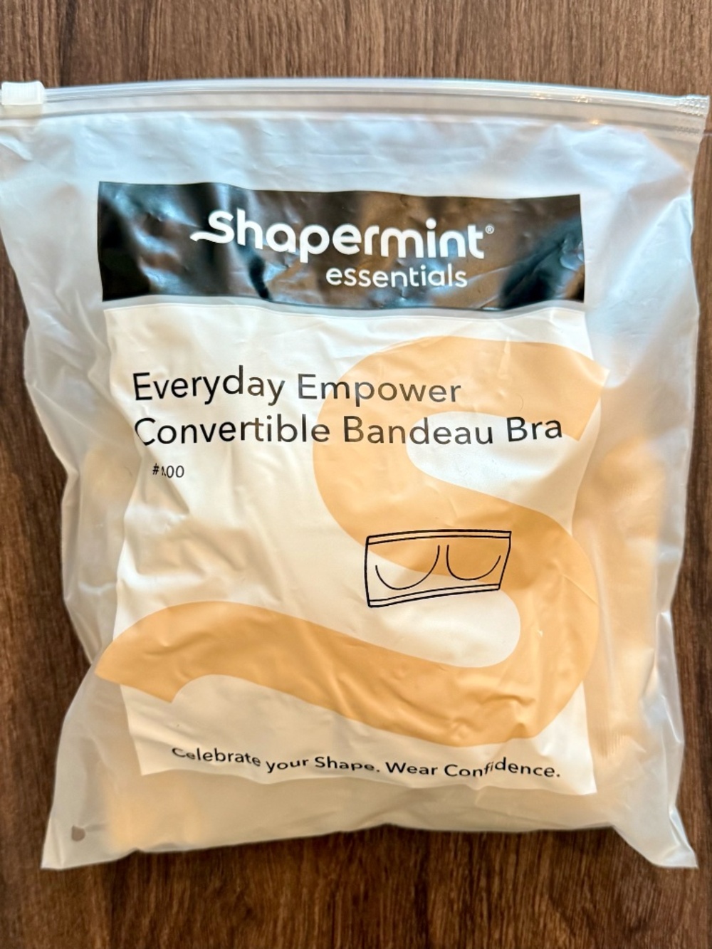 Shapermint Women’s Everyday Empower Convertible Bandeau Bra - Beige - Size Large - Picture 3 of 4